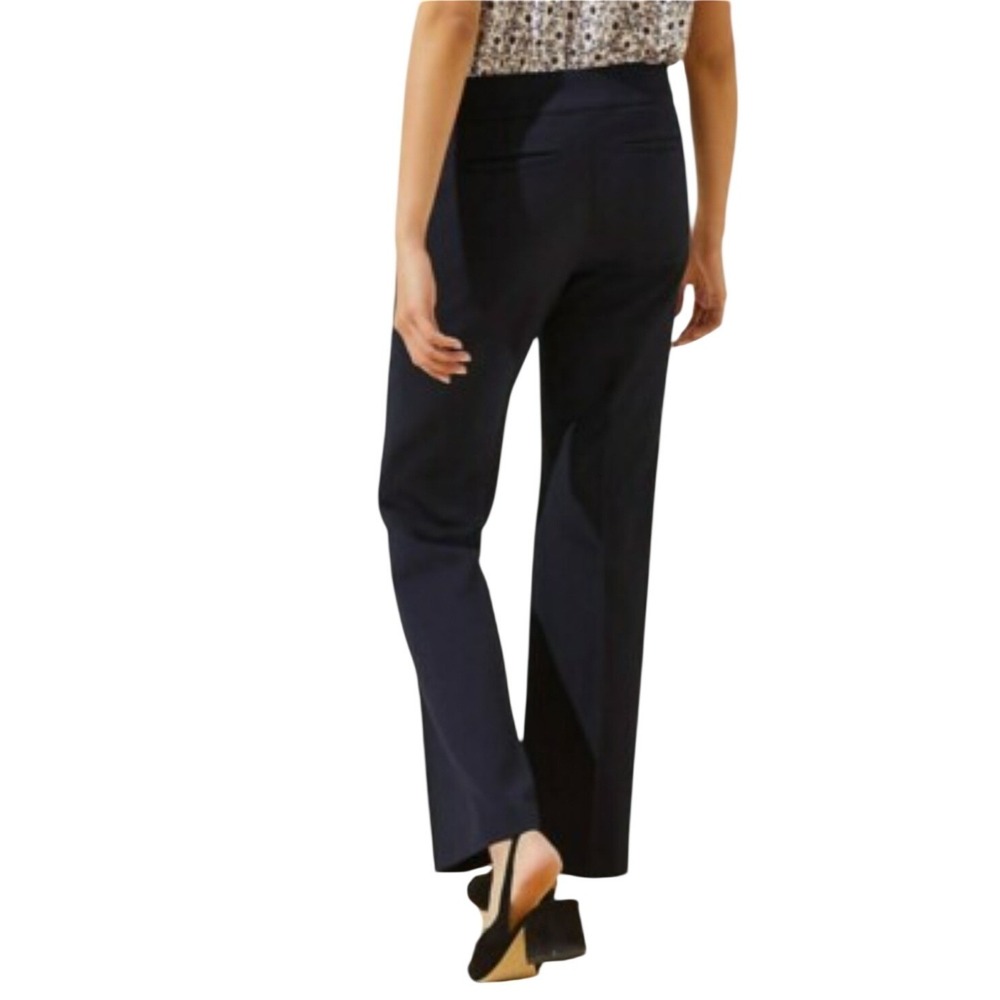 Loft NEW Marisa Trouser Navy Blue Straight Hip Petite Dress Pants 00P
Office